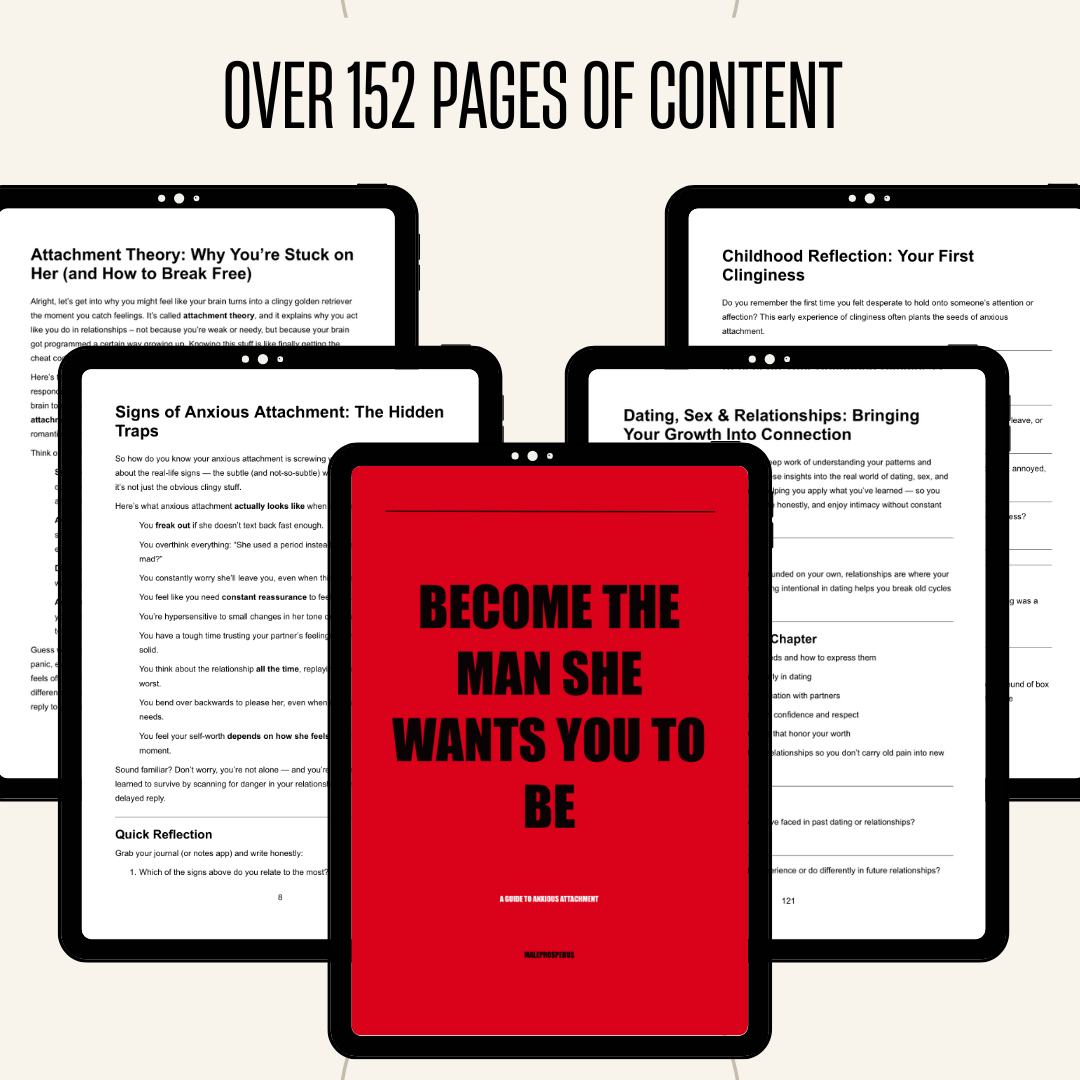 Heal Anxious Attachment In 30 Days - Become The Man She Wants You To Be